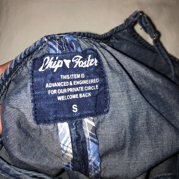 EXCLUSIVE CHIP FOSTER Denim Jumpsuit - Picture 4 of 7